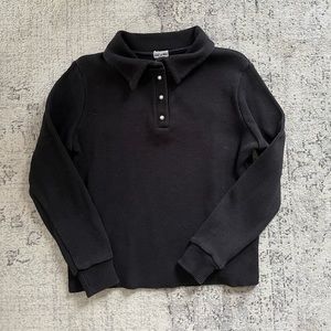 DONNI. waffle sweater, size XS